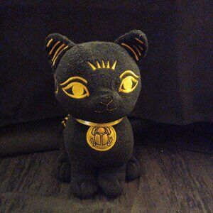 Egyptian Bastet Bast Cat Kitten Soft Plush Doll 9.5" H Goddess Of protection